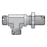 Seal-Lok O-Ring Face Seal - Bulkhead Run Tee with Metric Hex - Tee